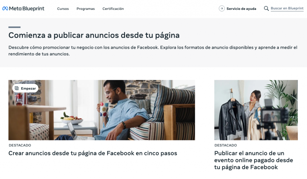 Curso online de Facebook