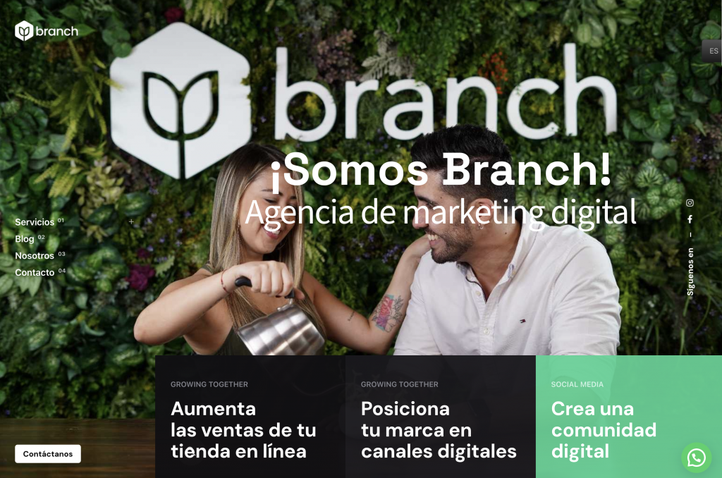 Branch agencia digital de colombia