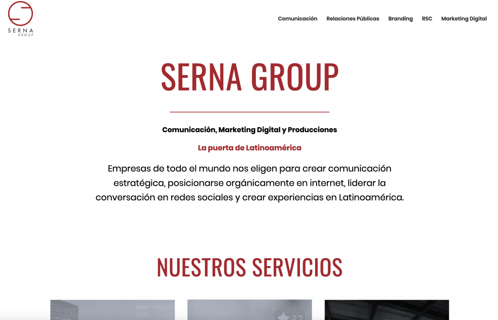 Serna Group La agencia cuenta con una sucursal en México